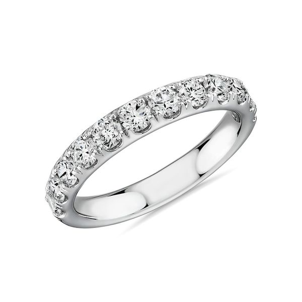 OMJ 14K White Gold Wedding Band Blue Water Jewelers Saint Augustine, FL
