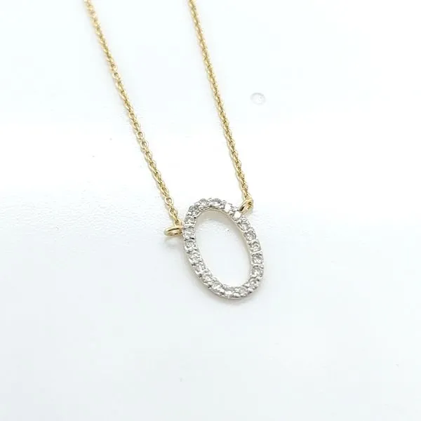 ROYAL JEWELRY MFG, INC. 14K Yellow Gold Diamond Necklace Blue Water Jewelers Saint Augustine, FL