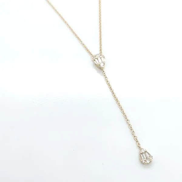 ROYAL JEWELRY MFG, INC. 14K Yellow Gold Diamond Necklace Blue Water Jewelers Saint Augustine, FL