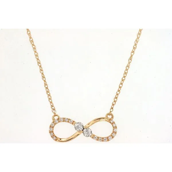 ROYAL JEWELRY MFG, INC. 14K Yellow Gold Diamond Necklace Blue Water Jewelers Saint Augustine, FL