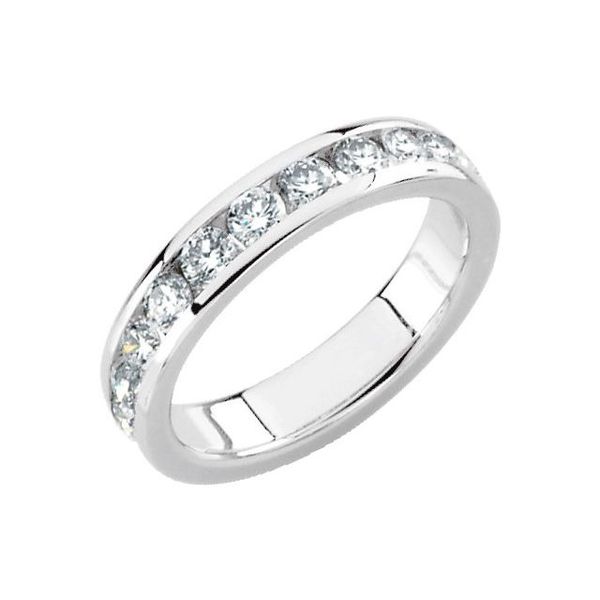 VIMCO 14K White Gold Wedding Band Blue Water Jewelers Saint Augustine, FL