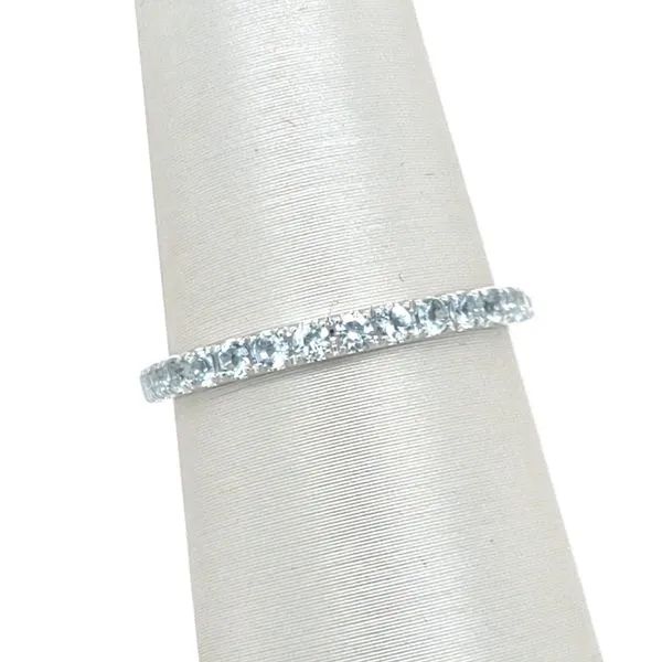 AUTHENTIC GEM IMPORTS 14K White Gold Ring Blue Water Jewelers Saint Augustine, FL