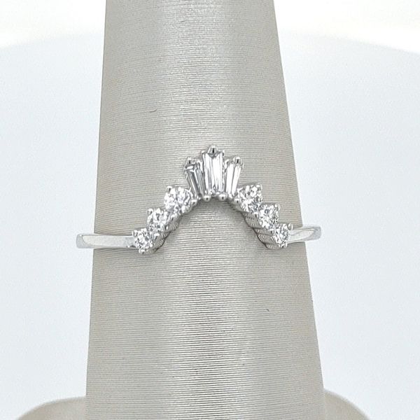 AGI 14K White Gold Wedding Band Blue Water Jewelers Saint Augustine, FL