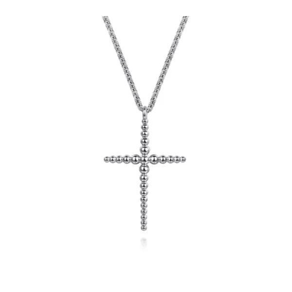 Gabriel & Co Sterling Silver Silver Pendant Blue Water Jewelers Saint Augustine, FL