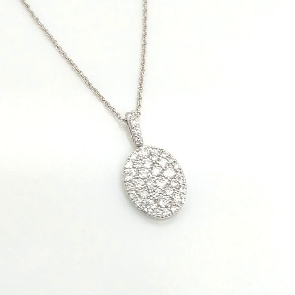 DMF 14K White Gold Pendant Blue Water Jewelers Saint Augustine, FL