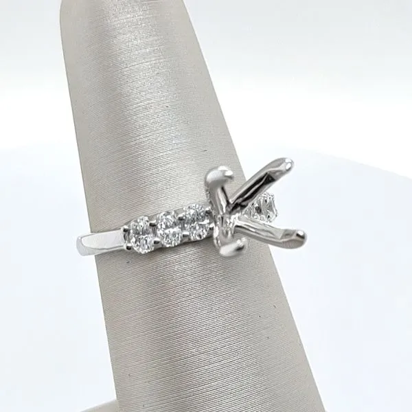 Diamond Semi-mount Ring Blue Water Jewelers Saint Augustine, FL