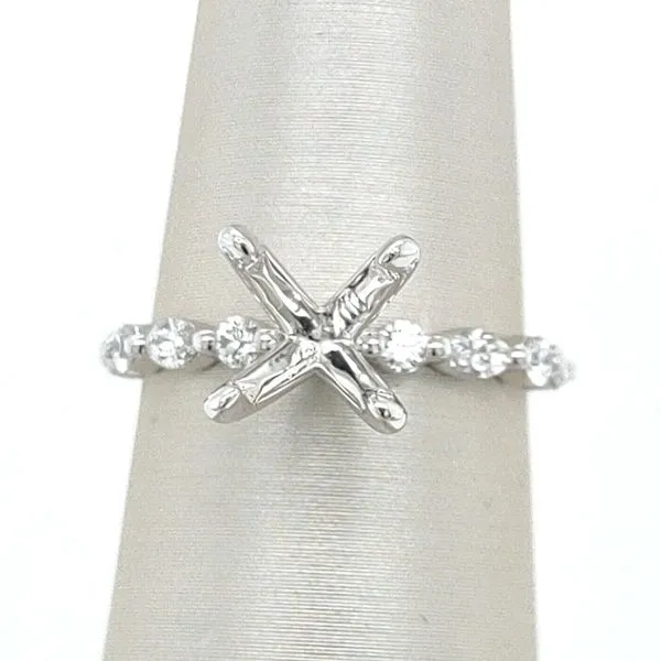 Diamond Semi-mount Ring Blue Water Jewelers Saint Augustine, FL