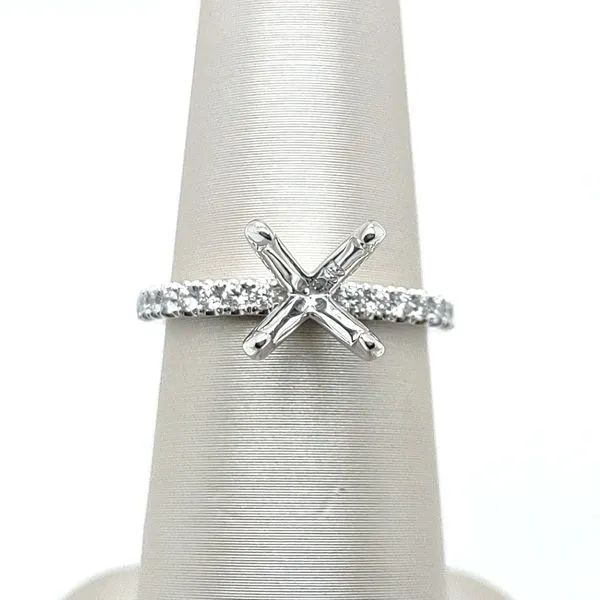 Diamond Semi-mount Ring Blue Water Jewelers Saint Augustine, FL