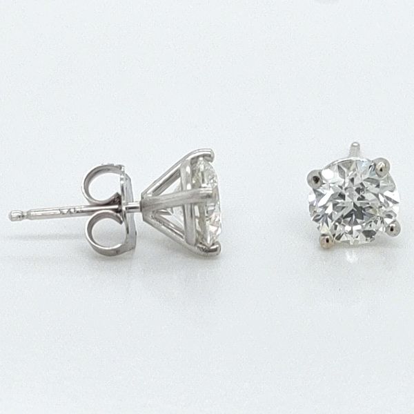 GCN 14K White Gold Stud Earrings Blue Water Jewelers Saint Augustine, FL
