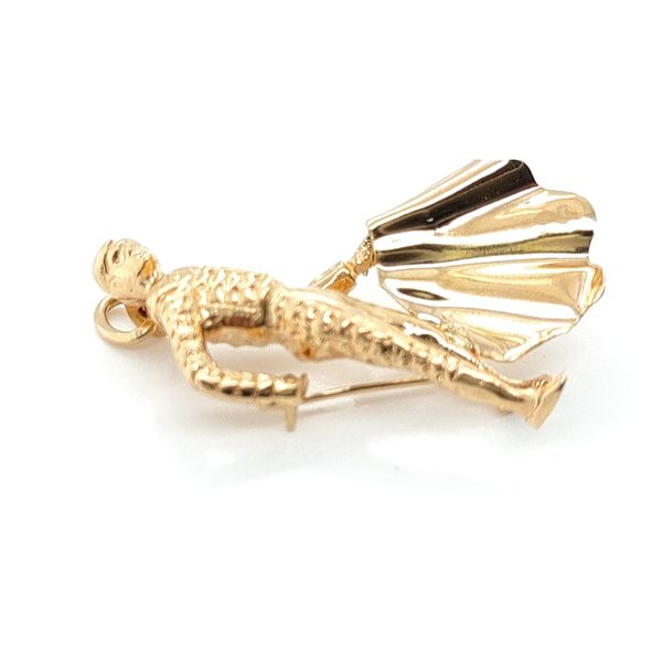 14K Yellow Gold Pendant Image 2 Blue Water Jewelers Saint Augustine, FL