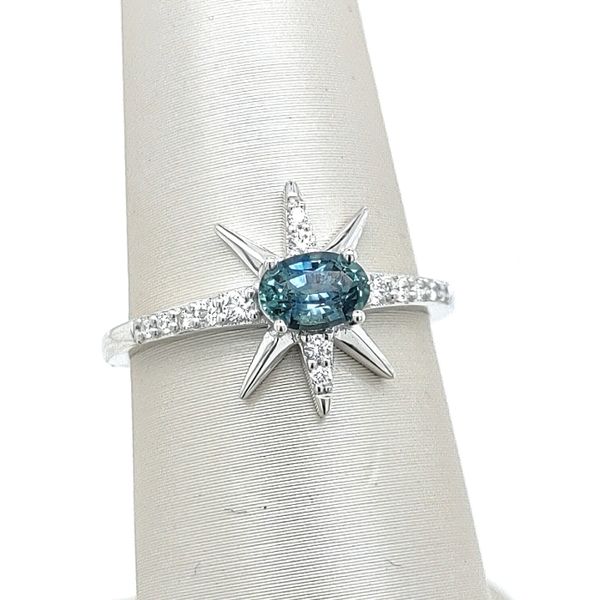 Parl�&copy; Opal/Jewelry Designs Platinum Ring Blue Water Jewelers Saint Augustine, FL