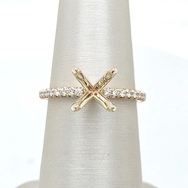 Diamond Semi-mount Ring Blue Water Jewelers Saint Augustine, FL