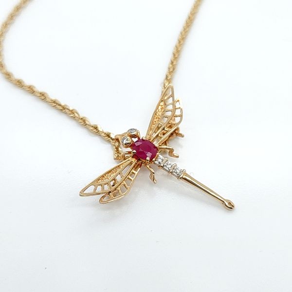 BW 14K Yellow Gold Pendant Blue Water Jewelers Saint Augustine, FL