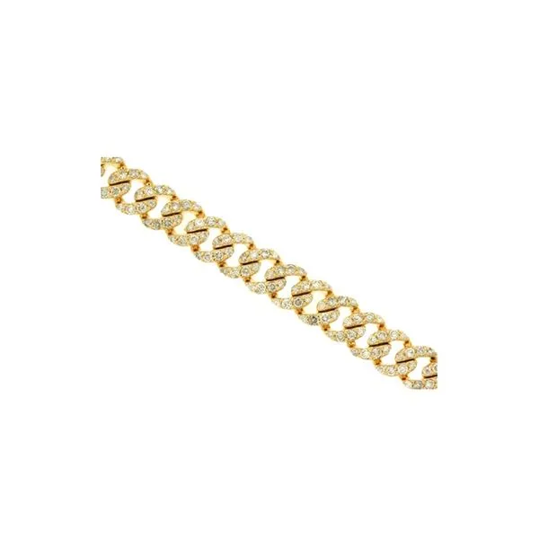 ROYAL JEWELRY MFG, INC. 14K Yellow Gold Diamond Bracelet Blue Water Jewelers Saint Augustine, FL