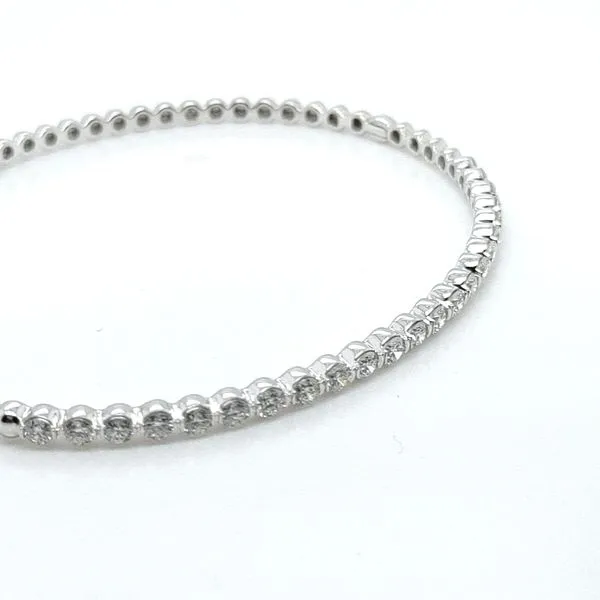 ROYAL JEWELRY MFG, INC. 14K White Gold Diamond Bracelet Blue Water Jewelers Saint Augustine, FL