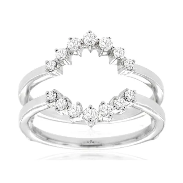 ROYAL JEWELRY MFG, INC. 14K White Gold Fashion Ring Blue Water Jewelers Saint Augustine, FL