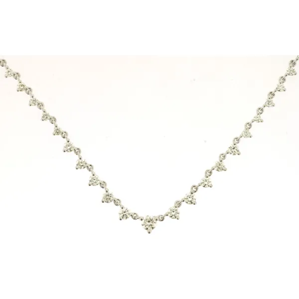 ROYAL JEWELRY MFG, INC. 14K White Gold Diamond Necklace Blue Water Jewelers Saint Augustine, FL