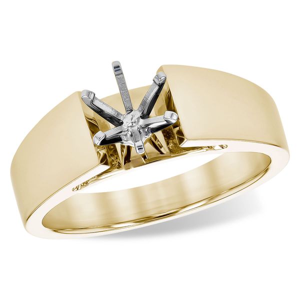 AKauf 14K Yellow Gold Solitaire Engagement Ring Blue Water Jewelers Saint Augustine, FL