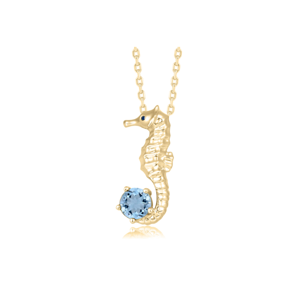 Ala 14K Yellow Gold Pendant Blue Water Jewelers Saint Augustine, FL