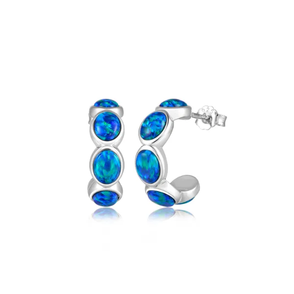 Alamea Sterling Silver Silver Earrings Blue Water Jewelers Saint Augustine, FL