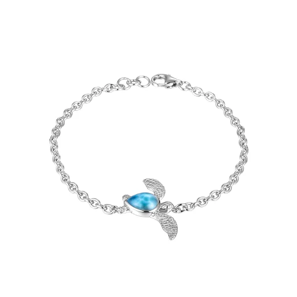 Alamea Sterling Silver Silver Bracelet Blue Water Jewelers Saint Augustine, FL