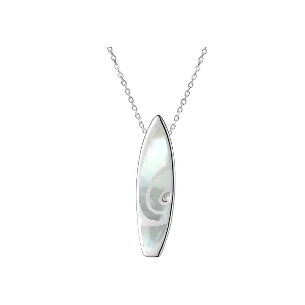 Alamea Sterling Silver Silver Pendant Blue Water Jewelers Saint Augustine, FL