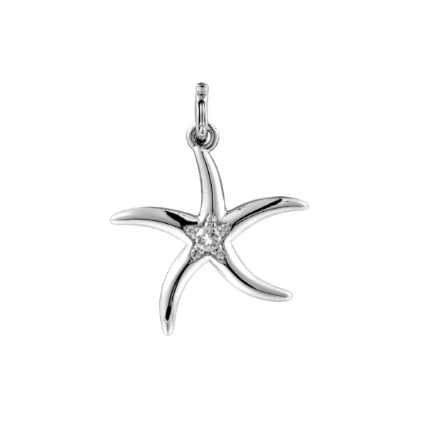 Alamea Sterling Silver Silver Charm Blue Water Jewelers Saint Augustine, FL