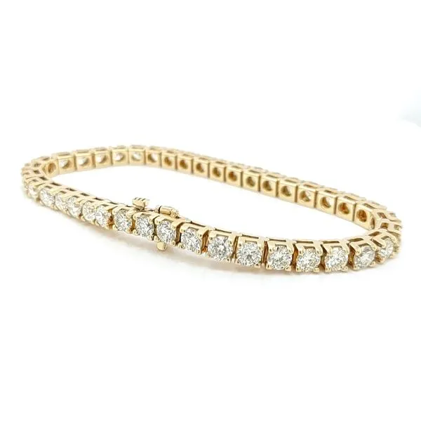Barry Davidson Inc 18K Yellow Gold Diamond Bracelet Blue Water Jewelers Saint Augustine, FL