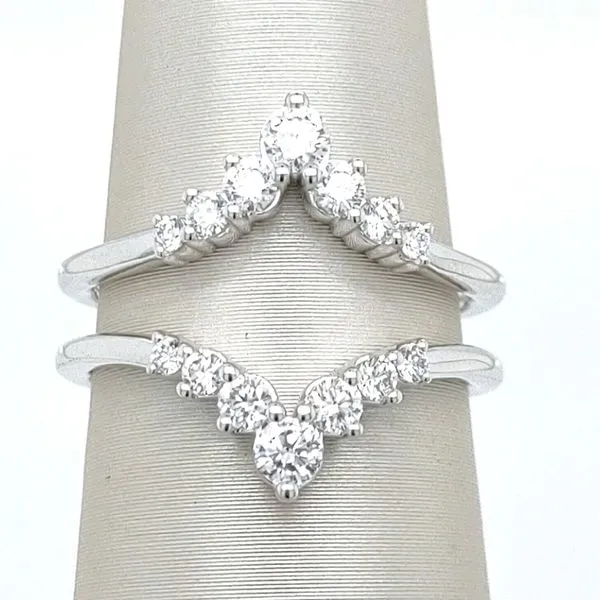 A. Jaffe 14K White Gold Wedding Band Blue Water Jewelers Saint Augustine, FL