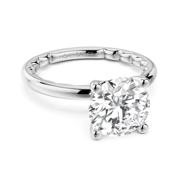 CR 14K White Gold Solitaire Engagement Ring Blue Water Jewelers Saint Augustine, FL