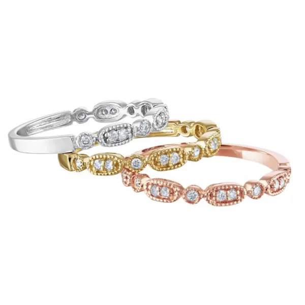 VIMCO DIAMOND CORP 14K Rose Gold Fashion Ring Blue Water Jewelers Saint Augustine, FL