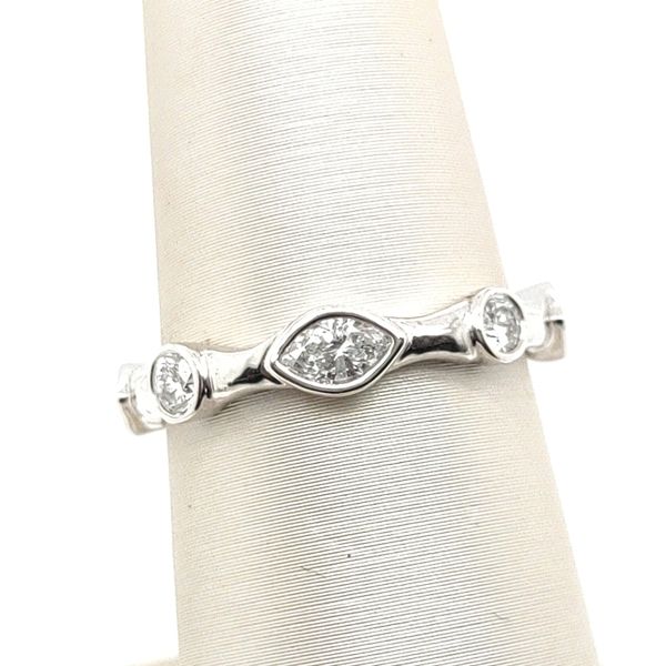 BWD 14K White Gold Wedding Band Blue Water Jewelers Saint Augustine, FL