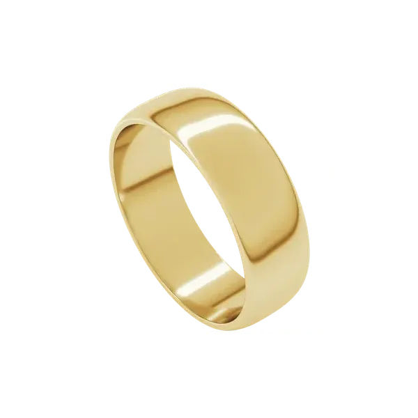 STU 10K Yellow Gold Wedding Band Blue Water Jewelers Saint Augustine, FL