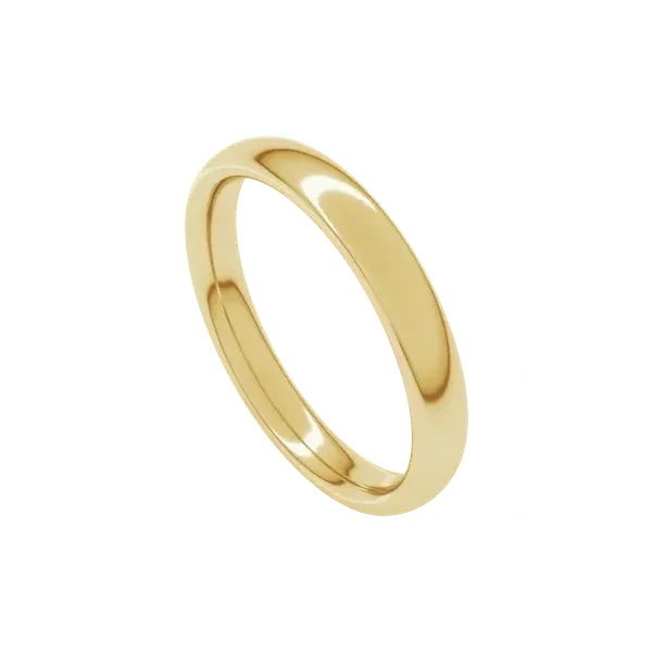 STU 14K Yellow Gold Wedding Band Blue Water Jewelers Saint Augustine, FL