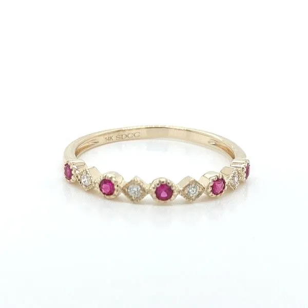 SDC Creations 14K Yellow Gold Ring Blue Water Jewelers Saint Augustine, FL