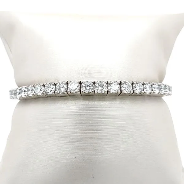 GEORGIA CARBON LAB 14K White Gold Bracelet Blue Water Jewelers Saint Augustine, FL