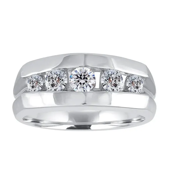 VIMCO DIAMOND CORP 14K White Gold Wedding Band Blue Water Jewelers Saint Augustine, FL