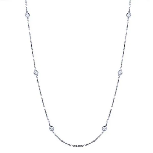VIMCO DIAMOND CORP 14K White Gold Diamond Necklace Blue Water Jewelers Saint Augustine, FL