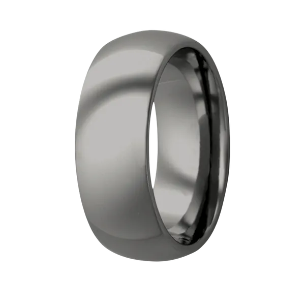 Heavy Stone Titanium Titanium Wedding Band Blue Water Jewelers Saint Augustine, FL