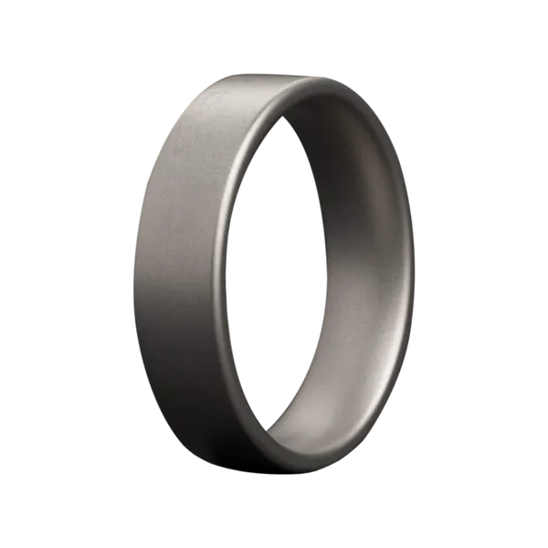 Heavy Stone Titanium Titanium Wedding Band Blue Water Jewelers Saint Augustine, FL