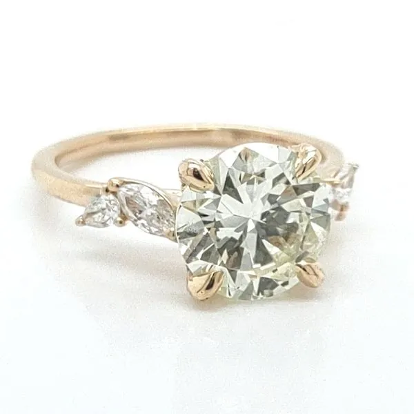 Blue Water 14K Yellow Gold Diamond Engagement Ring Blue Water Jewelers Saint Augustine, FL