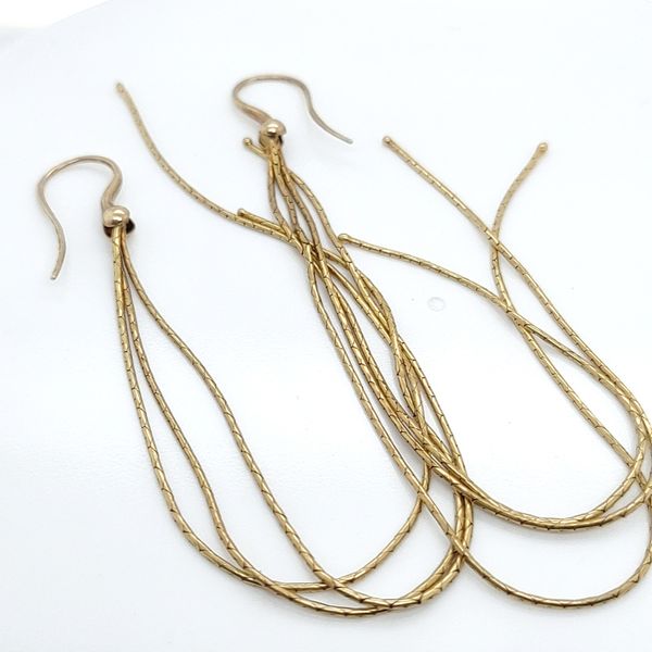 BW Yellow Gold Earrings Blue Water Jewelers Saint Augustine, FL