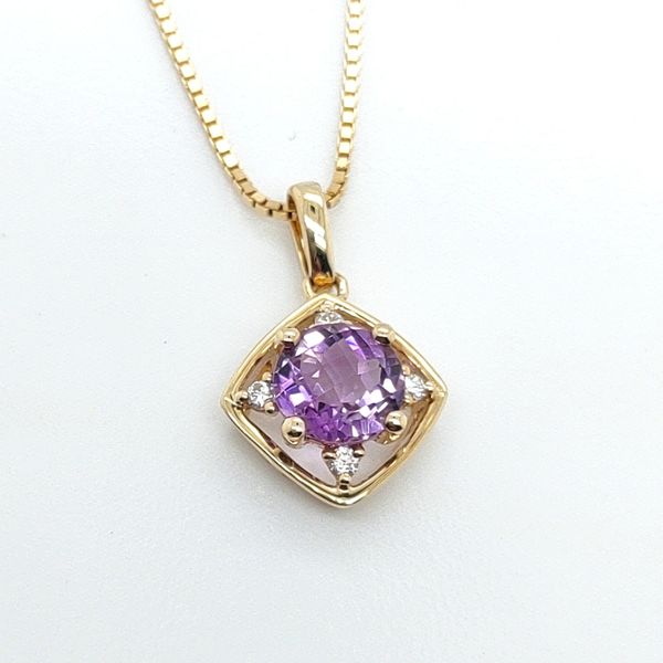 YCH 14K Yellow Gold Pendant Blue Water Jewelers Saint Augustine, FL