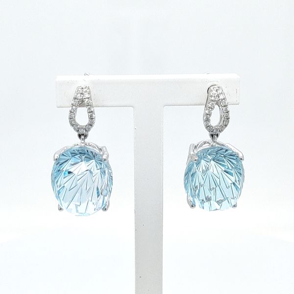 YCH 14K White Gold Earrings Blue Water Jewelers Saint Augustine, FL