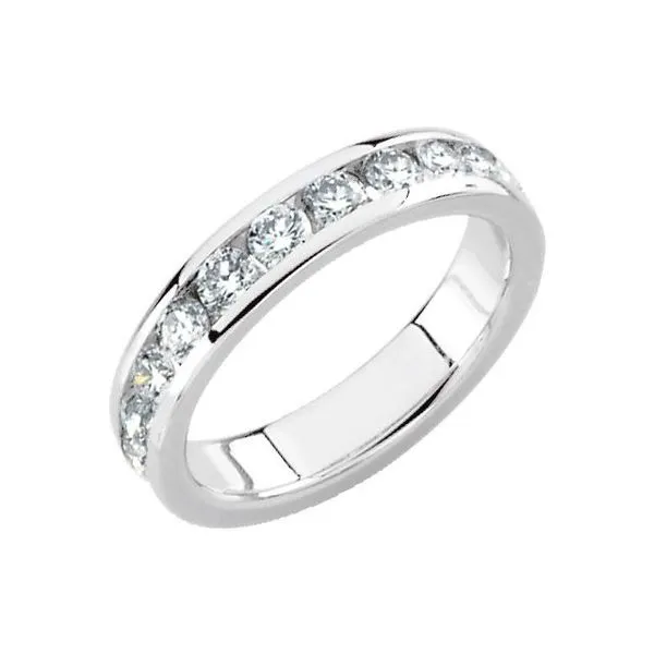 VIMCO DIAMOND CORP 14K White Gold Wedding Band Blue Water Jewelers Saint Augustine, FL