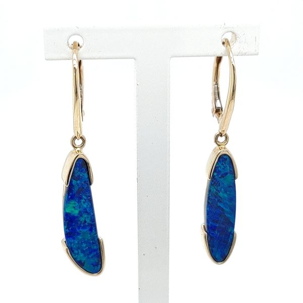 POpal 14K Yellow Gold Earrings Blue Water Jewelers Saint Augustine, FL
