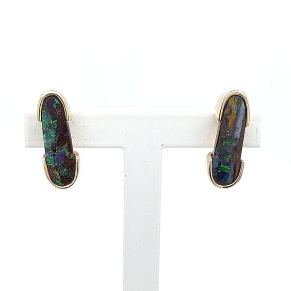 POpal 14K Yellow Gold Earrings Blue Water Jewelers Saint Augustine, FL