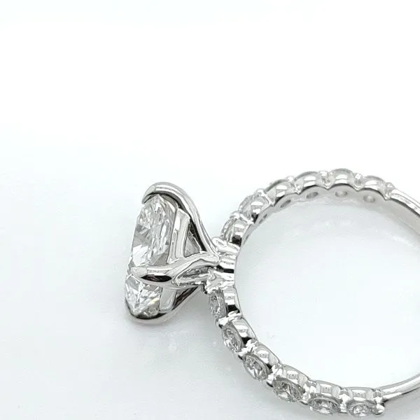 3.59 TCW CUSHION CUT LAB-GROWN DIAMOND ENGAGEMENT RING Image 2 Blue Water Jewelers Saint Augustine, FL