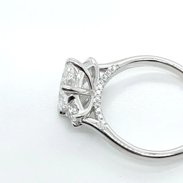 2.59 TCW CUSHION BRILLIANT CUT LAB-GROWN DIAMOND ENGAGMENT RING Image 2 Blue Water Jewelers Saint Augustine, FL