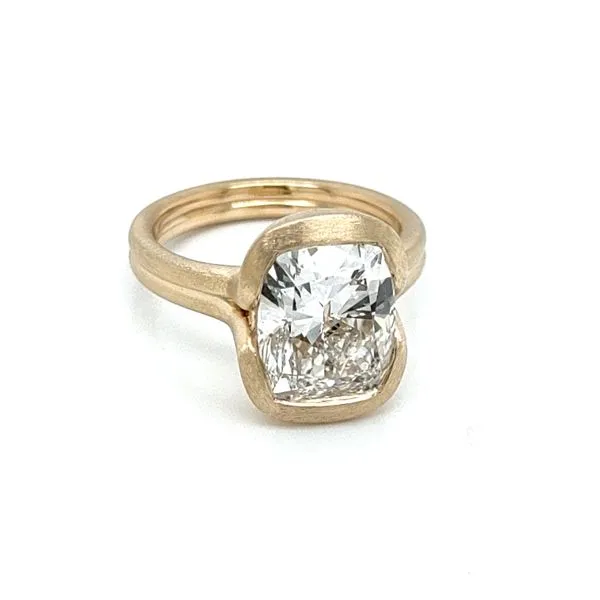4.00 CT CUSHION CUT LAB-GROWN DIAMOND ENGAGEMENT RING Image 2 Blue Water Jewelers Saint Augustine, FL